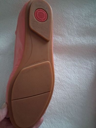 FitFlop Ballet Flat Allegro Shoes - Coral - UK 5.5 - New RRP 120