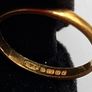 22 ct yellow gold ring size P Image 2