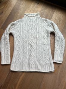 Aran Merino Wool Jumper S