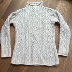 Aran Merino Wool Jumper S