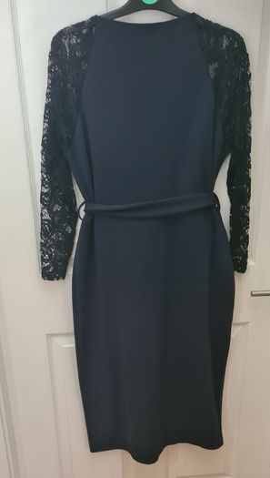 Quiz Faux Wrap Dress Size Uk 20 (nwt)