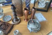 Pair of copper Art Nouveau vases