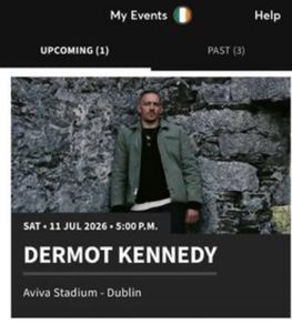 Dermot Kennedy Front Standing!