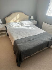 Double bed and mattress