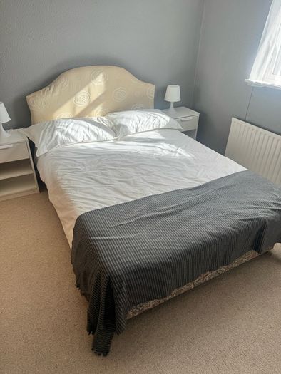 Double bed and mattress