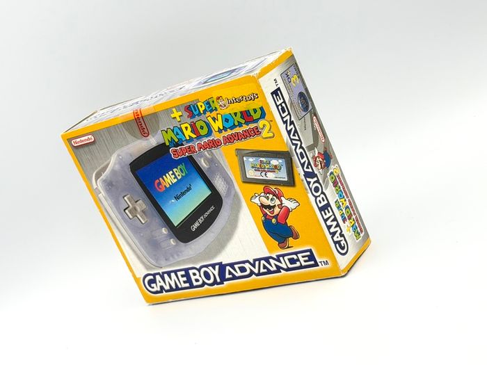 Nintendo Game Boy Advance Super Mario World Edition Console - Boxed and Beautiful
