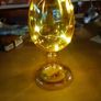 Egg shaped glass ornament Image 3