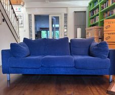 Blue 3 Seater Sofa for Collection