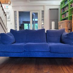 Blue 3 Seater Sofa for Collection