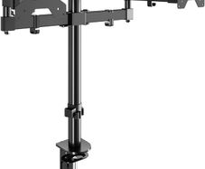 NEW SALE | Dual Monitor Mount, Double Monitor Arm for 13-32 inch LCD LED Screens, Tilt Swivel Rotation Height Adjustable PC Monitor Arm Desk Mount up to 10kg VESA 75/100mm Monitor Stand