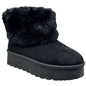 Low Ankle Faux Fur Boots