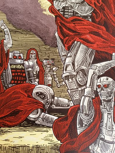 Limited Edition Robocop Terminator Screen Print by Tim Doyle