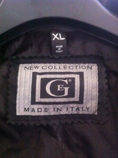 Italian black soft leather jacket