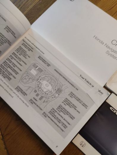 Honda CR-V owners manual booklets
