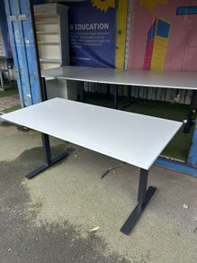 IKEA Manual Height Adjustable Desk Sit Stand Office Desk
