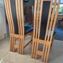 8 solid oak dining chairs Image 4
