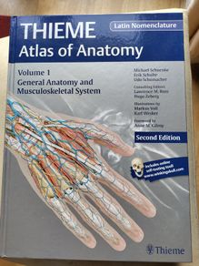 Thieme Atlas of Anatomy Vol. 1 (Latin Nomenclature) - Hardcover