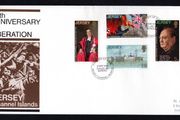 1970 Jersey 25th Anniversary of Liberation Commemorative Stamps First Day Cover (FDC)