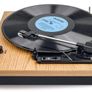 Bluetooth Portable Vinyl Turntable, Belt Drive 3 Speed 33/45/78 RPM Vinyl LP Player, with 2 Built-in Stereo Loudspeakers, Supports RCA, Bluetooth Vintage Phonograph (FREE POSTAGE) Image 2