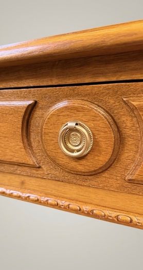 Exceptional Pair of Vintage Oak Bedside Lockers