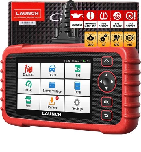 New 2026 LAUNCH OBD2 Scanner CRP123x, Touchscreen Car Diagnostic Tool, Oil/EPB/SAS/TPMS/BMS/Throttle/DPF Reset,Injector Coding, ABS SRS Transmission Code Reader, Lifetime Free Updates