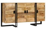 Sideboard Solid Mango Wood 150x40x80 cm