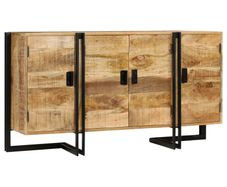 Sideboard Solid Mango Wood 150x40x80 cm