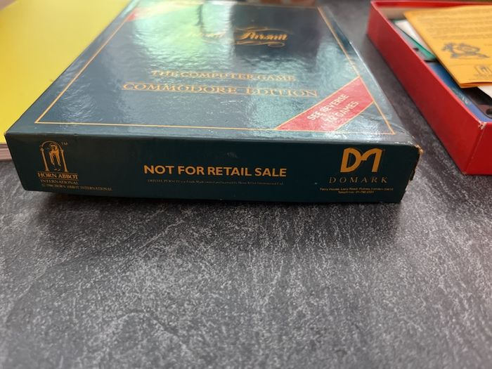 Trivial Pursuit & TV Games Special Pack C64 Big Box (Domark, 1986) 100% Complete