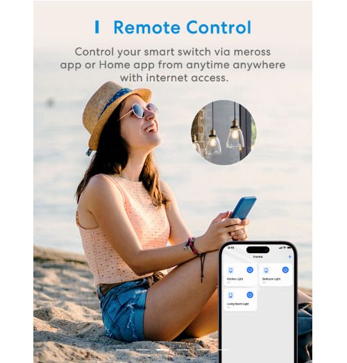 Smart Wi-Fi 2-Way Wall Switch