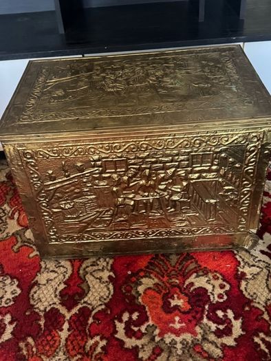 brass coal storage unit read full ad