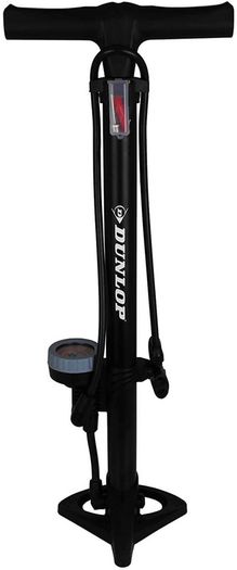 Dunlop Bike Floor Pump with Analogue Gauge - FREE SHIPPING - Delivery in 1/2 working days by GLS