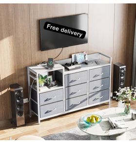 Chest of Drawers Bedroom, Contains 2 USB & 2 AC Ports Sockets