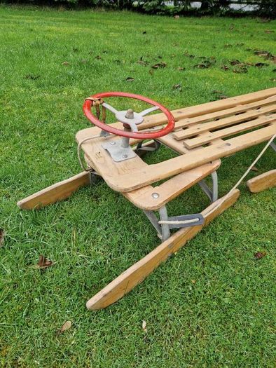Wooden sled