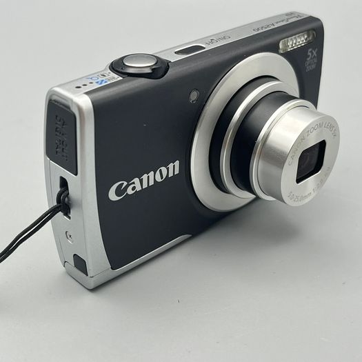 Canon PowerShot A2500 16MP Digital Camera Black and Silver Tested - Full Kit