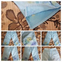 Beautiful Sky Blue Gap Capri Trousers Age 10- 12