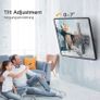 TV Wall Bracket for Most 26-60 Inch TVs, Sturdy Tilt TV Bracket with VESA 75x75-400x400mm, 55 Inch Slim TV Wall Mount with Safe Pull Strings, Up to 52kg, Black (FREE POSTAGE) Image 2