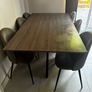 Grey Dining Table and Chairs Image 6