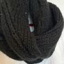 Snood - Black Knitted with Sequins Image 7