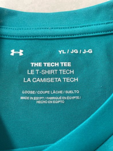 Boys teal under armour T-shirt