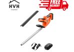 Cordless Electric Hedge Trimmer 20V 2A Battery 20in Dual-Action Blade