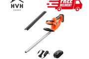 Cordless Electric Hedge Trimmer 20V 2A Battery 20in Dual-Action Blade
