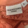 T.R.E.N.D O.N.E Young orange lace top size L UK16 EU44 Postage included Image 3