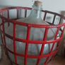 Large Antique French distillery vessel and original metal basket Image 4