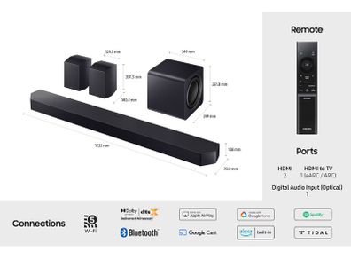 Samsung Q990F / Q995F Soundbar (5 months old) with Warranty & Original box