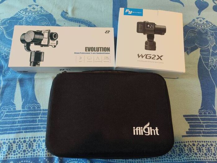 4k YI action camera and gimbals vloger kit