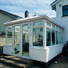 White Upvc Conservatory for sale due to renovations. Good condition.
