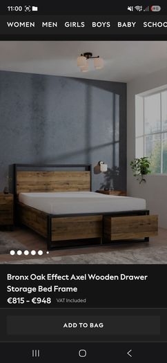 King size Bed frame only