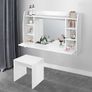 Dressing table Wall mounted  with mirror Image 3