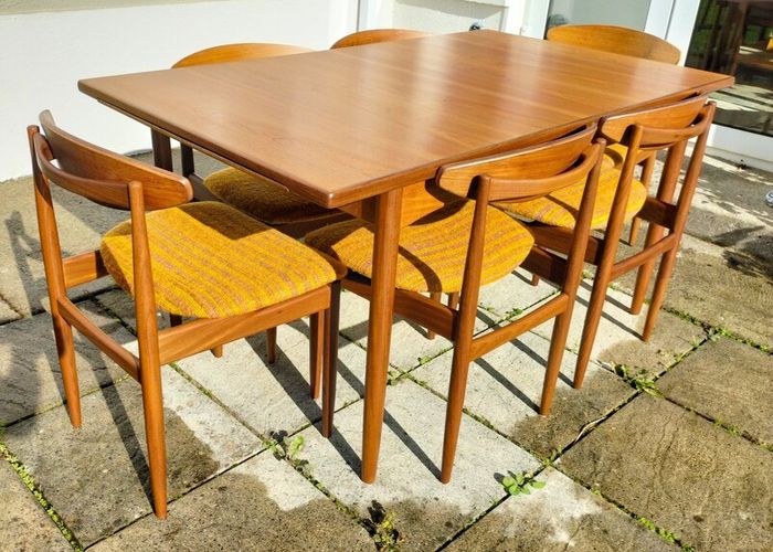 Mid Century Vintage G Plan Kofod Larsen Danish Range Dining Set