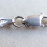 Vintage Sterling Silver 925 Figaro Necklace Chain 18" length - 7,30g Image 7